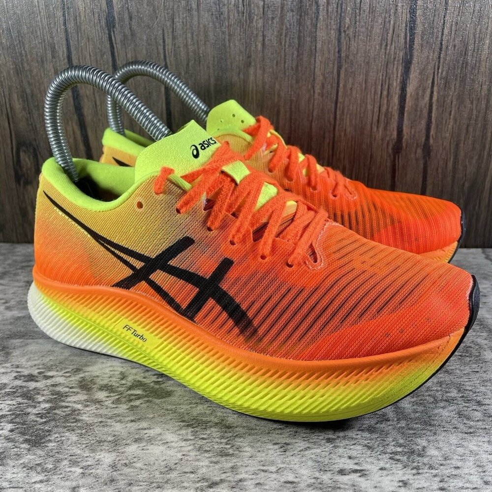Asics Shoes - 2023 Metaspeed Sky Shocking Orange Black - Sz 6.5 Wmns - Yellow
